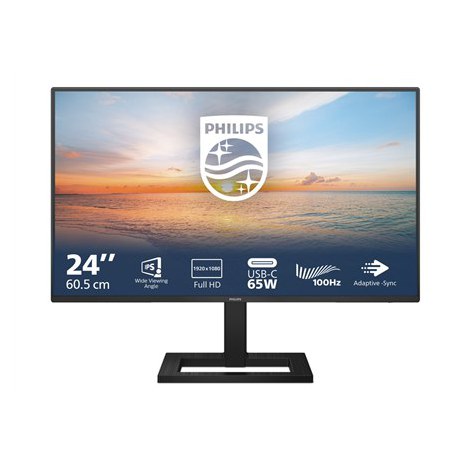 Philips | 24E1N1300AE/00 | 4 " | IPS | 1920 x 1080 pixels | 16:9 | Warranty 36 month(s) | 4 ms | 250 cd/m² | Black | HDMI ports - 2